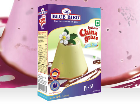 Blue Bird China Grass Milk Jelly
