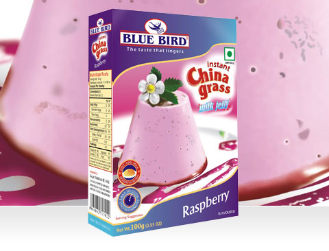 Blue Bird China Grass Milk Jelly